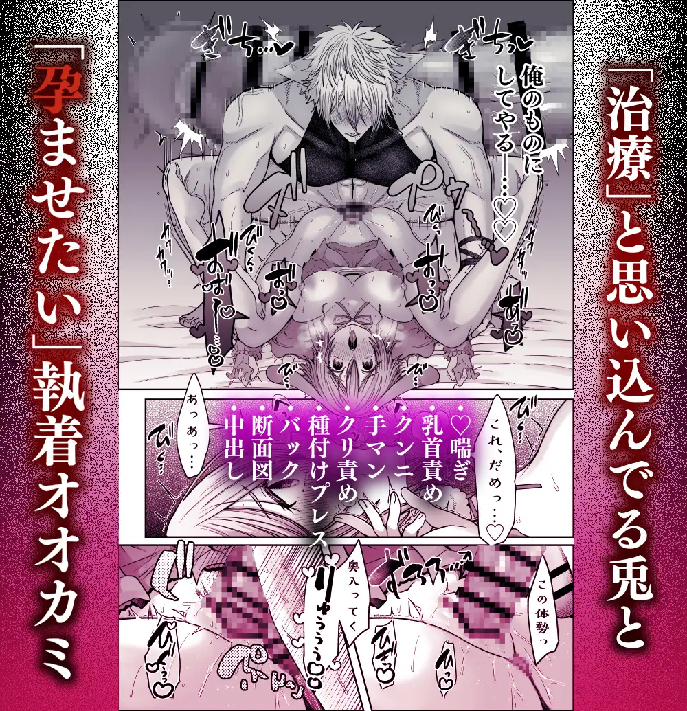 劣情狼と発情うさぎ ─治療という名の強○孕ませセックス─