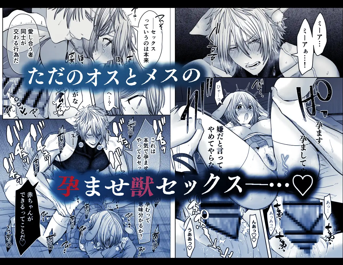 劣情狼と発情うさぎ ─治療という名の強○孕ませセックス─